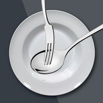 이태리산 파스타전용 스푼 포크와 접시 볼 세트, 파스타볼 26cm와 파스타전용 스푼 포크세트, 1개