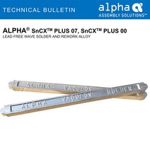 알파메탈 무연땜납 BAR SCX07 99.3Sn/0.7Cu 800g/1EA