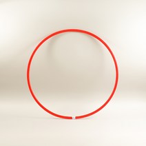 니스포 리듬체조 후프 플랫 주니어 75cm 레드/아동용 리듬체조 후프