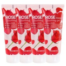 (4개)푸드어홀릭 로즈 워터 수딩젤 100ml