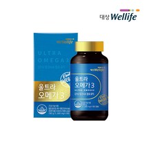 대상웰라이프 울트라오메가3 1000mg x 180캡슐, 180정, 1박스
