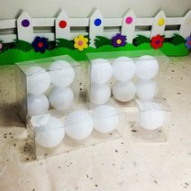 PM골프공] PET 투명케이스 상자, 3구