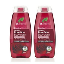 Dr Organic 닥터 오가닉 로즈 오또 바디워시 250ml 2팩 Rose Otto Body Wash, 2개
