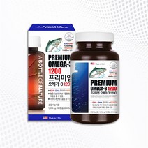 굿소일 어바틀 프리미엄 오메가3 먹는시간 180캡슐 1통 (7222022), 일일 식약처권장량 100% 꽉 채운