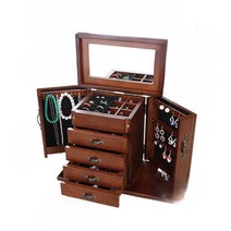 쥬얼리 보관함 레트로 보석상자 자물쇠 목걸이 귀걸이