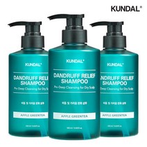 쿤달 프로클린 비듬 샴푸 500ml x 3개, 화이트머스크
