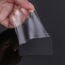 피케이몰 5P세트 강력 접착 만능 투명 양면테이프 부착식 사각 스티커, 5P