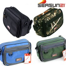 [피싱드라마] 시선21 루어낚시가방 ST-918/송어 스푼백/보조가방/낚시가방/태클가방/루어가방, 블랙