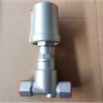 부안상사 앵글 시트 밸브 암나사 공압 스팀 스테인레스 304 헤드 T, 04 DN32_02 DOUBLE ACTING