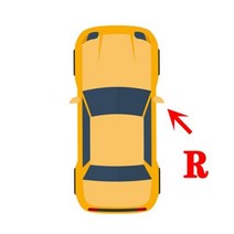 벤츠호환수리키트 부품 LED 백미러 방향 지시등 사이드 미러 라이트 C 클래스 도어 윙 메르세데스 벤츠용 벤츠 W204 W164 ML300 ML500 용 1 개, right
