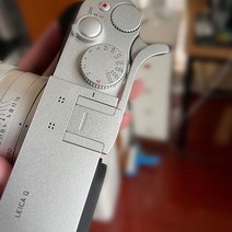 Leica Q Typ 116 QP Q2 용 새로운 엄지 손가락 그립 핫슈 커버 썸 레스트, LeicaQ-QP Black