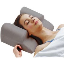 수면 베개 얼굴 주름 방지 경추 목 눈 머리 고정 배개, 소형 5cm