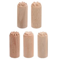 인버터 전기 도자기 물레나무 도자기 도구 우표 기둥 천연 DIY 점토 인쇄 블록 가정용, [02] 5pcs
