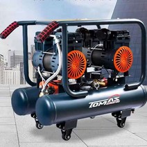 소형콤프레샤 공기압축기 220V 저소음 에어 미니, (특수알루미늄선)750-9 선물 없는 베어메탈