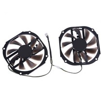 2PCS 95mm 4GB 2048SP GPU 냉각기 냉각기 Yeston RX480 570 580 그래픽 카드 팬 교체, 01 P9JB4NB602482
