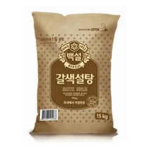CJ 식자재 단짠단짠 백설 갈색설탕 15kg 요리레시피, 29개
