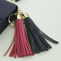ULC + 아멜리 소가죽 태슬장식 테슬 키링_S/N:78+685747 ; 키링 가방장식 가방악세사리 태슬참장식 테슬키홀더 CJN257