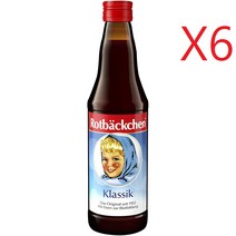 독일 로트벡쉔 오리지널 비타민음료 멀티비타민 330ml 6병