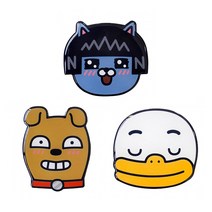 카카오 다꾸 폰꾸 폴꾸 탑꾸 감성 스티커 70종 인스 다이어리 꾸미기 노트북 태블릿 스마트폰 씰 일러스트 초등 선물, 18.빅 에폭시 포인트스티커_네오(95990)