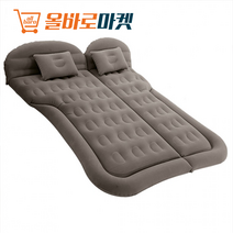 야외 캠핑 에어매트 차백 베드 침대 스피드 충전 편안한 SUV 차량 에어매트릭스 브라운(펌프 포함)