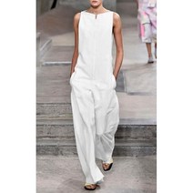 FANSYLI 여름 여성 루즈핏 점프수트 697호 5F