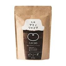 규슈 아미노 셰이크 소프트 단백질 300g 식물성 원료 100% 규슈산 모링가 가나가루 소이 단백질 단백질 (카카오 맛 1봉) 대두 단백질 九州アミノシェイク ソフトプロテイン 300
