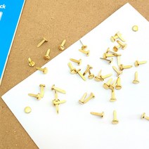 골드 문서 할핀 (14mm) 40세트 학교납품용 고정핀