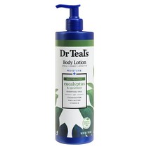 닥터틸즈 바디 로션 모이스처 + 리쥬브네이팅 유칼립투스 & 스피어민트 에센셜 오일, 1개, 532ml