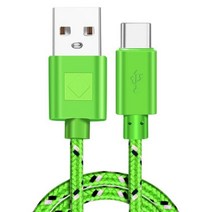 나일론 타입 C USB 케이블 고속 충전 날짜 0.5M 1M 2M 3M 삼성 S20 노트 9 화웨이 P20 프로 샤오미 c형 데이터, CHINA _Green | 3m