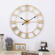 쏘냐도르 인테리어 벽시계, 5.로마 골드 40cm