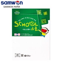 아트스퀘어 스쿨 만화지만화용지 A4120g15매, 단품