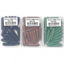 피싱스토어-우리들이야기 대용량 프리리그 싱커 봉돌 덕용, 검정/7.0g