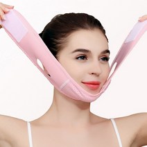 얼굴리프팅밴드 V라인 붕대 볼처짐 주름 교정 얼굴 슬리밍 스트랩 이중 턱 리프트 V 스티커 벨트 마스크 타원형 얼굴에 대한 안티, [03] 분홍색