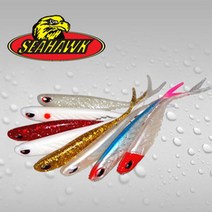 씨호크 피닉스섀드 5인치 광어웜 다운샷웜 광어다운샷, 615 White Pearl