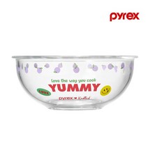 파이렉스 노티드 유리 믹싱볼 2.4L, 없음