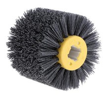 GHSHOP 80/120/180/2 와이어 드로잉 버니싱 연마 휠 브러시 작동, 240 그릿, 회색, 설명