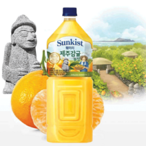 해태 썬키스트 훼미리 제주감귤농장 2L 6개 대용량 과일 주스 감귤 쥬스 2리터 페트 병