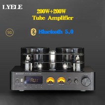 올드첸 진공관앰프 고전력 증폭기 200w + 200w 오디오 증폭기 블루투스 5.0 홈 시어터 4-8Ω 스피커 6u1 ech81 튜브 증폭기, 한개옵션0
