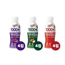 요플레 닥터캡슐1000배 프로바이오틱스 베리믹스 사과 플레인 유산균음료 130ml x 4, 베리믹스 130ml x 4