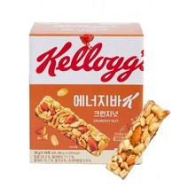 농심 켈로그 에너지바K 크런치넛 (30g x 16개입) 단백질 견과류 시리얼바