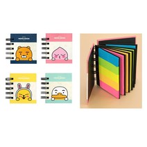 카카오프렌즈 스프링 점착 메모북, 어피치