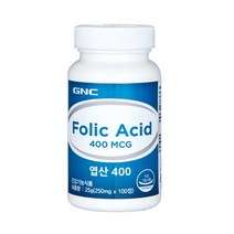 지앤씨 미지정 GNC AK백화점 엽산400(100정), Free