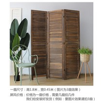 원목 나무 파티션 화이트 브라운 칸막이 병풍 셀프가벽 공간분리 접이식 가벽 가림막 블라인드, 8.8블라인드브라운높이1점8m