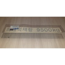 현대모비스 현대자동차 대형트럭 최대적재량 61836-73501 모비스 순정 신품 9500KG 9.5톤 6183673501 개조용 자작차 스티커 엠블렘, 1개