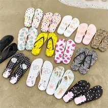 드레스날다 해변가에서 데일리 썸머 패턴 쪼리 mshoes1025