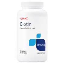 GNC Biotin 5000 mcg 비오틴, 1개