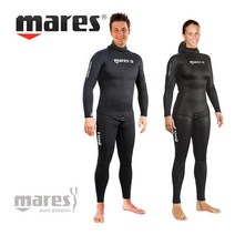 마레스 WET 슈트 아프니아 앱니어 인스팅트 5mm 투피스, 남성용(XXL), 사이즈:남성용(XXL)