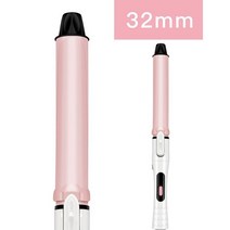 물결 고데기 볼륨 뽕 미니 무선 웨이브 물결펌 롤 자동 헤어 컬러 회전식 ptc 가열 배럴 전문 전기 컬링 언 헤어 스타일링 도구 25mm 28mm 32mm 파도 흔들기, 영국