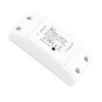 Tuya Wifi 미니 스마트 스위치 무선 시간 제어 조명 홈 오토메이션 모듈 Alexa Google 홈과 호환 가능, 01 1Pc White