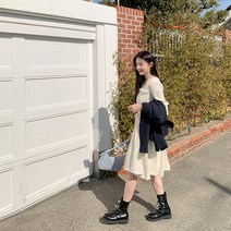 [제작] [리얼핏] 체인드 스모킹 티어드 미디 원피스 69088 빅사이즈 여성의류